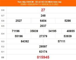 ảnh chụp màn hình kết quả xổ số hồ chí minh ngày 18 tháng 7
