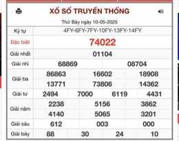 ảnh chụp màn hình kết quả xổ số ngày 11 tháng 11 năm 2025