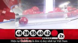 ảnh chụp màn hình kết quả xổ số powerball mỹ