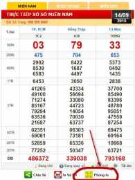 ảnh chụp màn hình xổ số 3 miền cần thơ tuần rồi