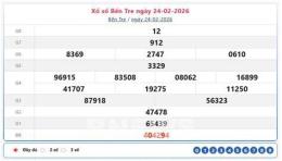 ảnh chụp màn hình xổ số bến tre ngày 30 tháng 6 năm 2026