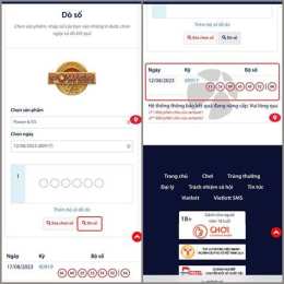 giao diện app cho xem xổ số kiến thiết ngày hôm nay