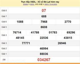 giao diện app kết quả xổ số đà lạt ngày 13 tháng 9