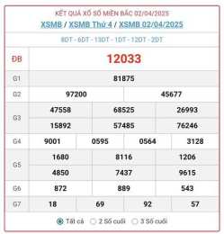 giao diện app kết quả xổ số miền bắc ngày mùng 4 tháng 4