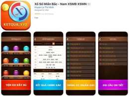 giao diện app mua xổ số miền bắc online