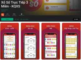 giao diện app mua xổ số miền bắc