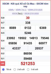giao diện app quay thử xổ số cà mau hôm nay