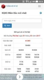 giao diện app thống kê xổ số huế từ 00 đến 99