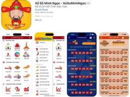 giao diện app trực tiếp xổ số minh