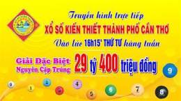 giao diện app truyền hình trực tiếp xổ số cần thơ
