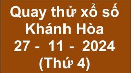hướng dẫn sử dụng quay thử kết quả xổ số khánh hòa