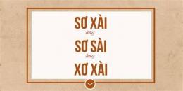 hướng dẫn sử dụng sơ xài hay xơ sài
