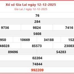 ket qua so xo gia lai hom nay