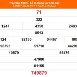 kết quả xổ số đồng nai ngày 7 tháng 1