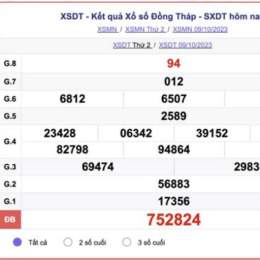 kết quả xổ số đồng tháp ba đài