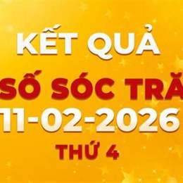 kết quả xổ số sóc trăng ngày 11 tháng 2