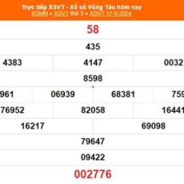 kết quả xổ số vũng tàu ngày 22 tháng 09