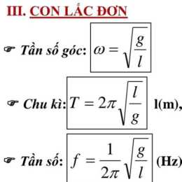 tần số góc của con lắc lò xo