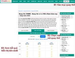 tính năng nổi bật quay thử xổ số miền nam thử hai