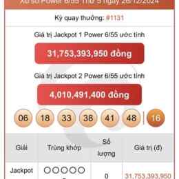 trực tiếp xổ số vietlott 6/55