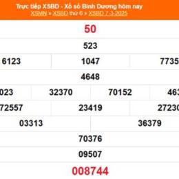 xổ số bình dương mùng 3 tháng 7