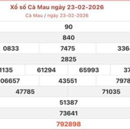 xo so ca mau 23 2