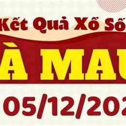 xổ số cà mau ngày 5 tháng 1