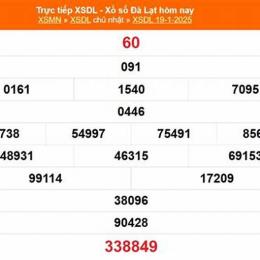 xổ số đà lạt ngày 13