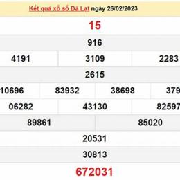 xổ số đà lạt ngày 5 tháng
