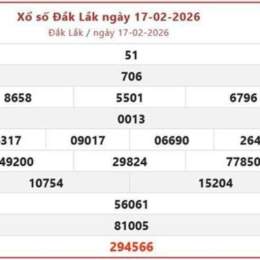 xổ số đài đắk lắk hàng tuần