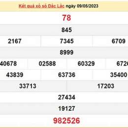 xổ số đắk lắk 23 tháng 6