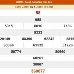 xổ số đồng nai 12/8