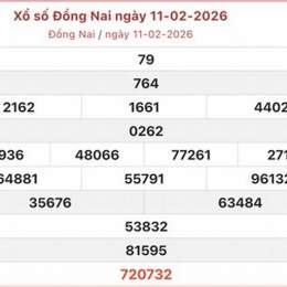 xổ số dong nai hôm nay