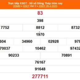 xổ số đồng tháp 28 tháng 09