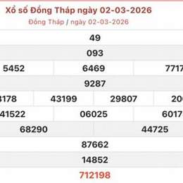 xo so dong thap 30 ngay