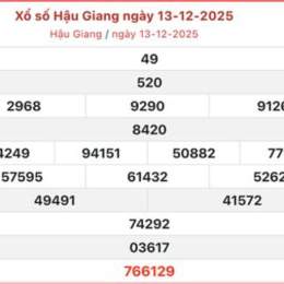 xo so hậu giang 13 12