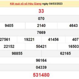 xổ số hậu giang tuần rồi ba đài