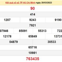 xổ số hồ chí minh 20/7