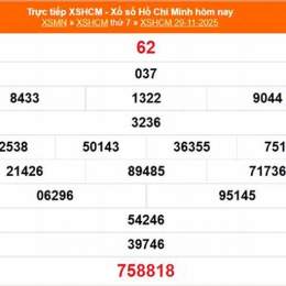 xổ số hồ chí minh 29/11