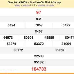 xổ số hồ chí minh hôm nay thứ 7