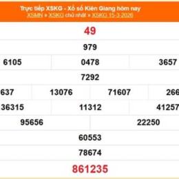 xổ số kiên giang 15 tháng 03