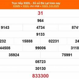 xổ số kiến thiết đà lạt ngày 24 tháng 5