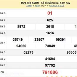xổ số kiến thiết đồng nai ngày 25 tháng 03