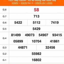 xổ số kiến thiết đồng nai ngày 29 tháng 04