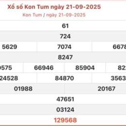 xổ số kiến thiết kon tum ngày 21 tháng 12