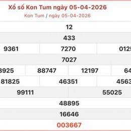 xổ số kiến thiết kon tum ngày 5 tháng 4
