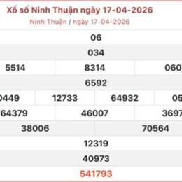 xổ số kiến thiết ninh thuận ngày 17 tháng 7