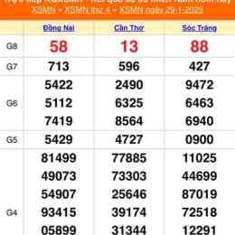xổ số miền nam ngày 19 tháng 1 năm 2016