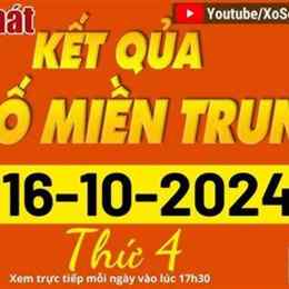 xổ số miền trung hôm nay thứ 4