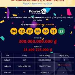 xổ số power 6/55 a trúng rồi